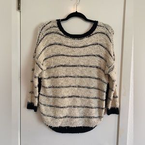 Fever black and white sweater